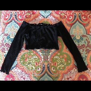 Crop top long sleeve